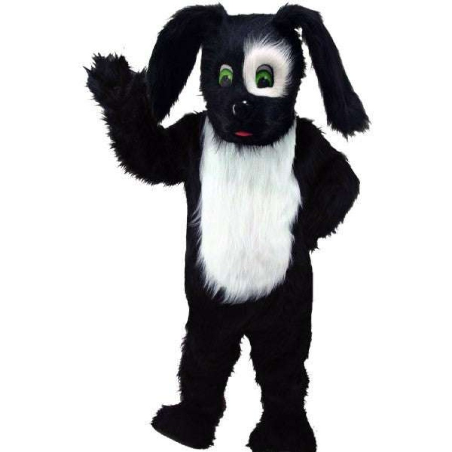 Dog Mascots * | Mask Us Dog Mascots Black Sheepdog Lightweight Mascot Costume