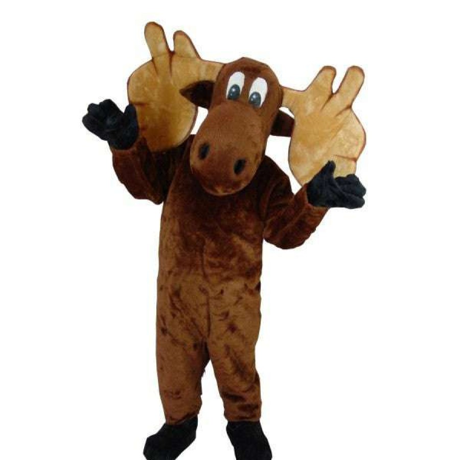 Forest Animal Mascots * | Mask Us Moose Mascot Costume