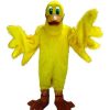 Bird Mascots * | Mask Us Lucky Yellow Duck Mascot Costume Bird Mascots