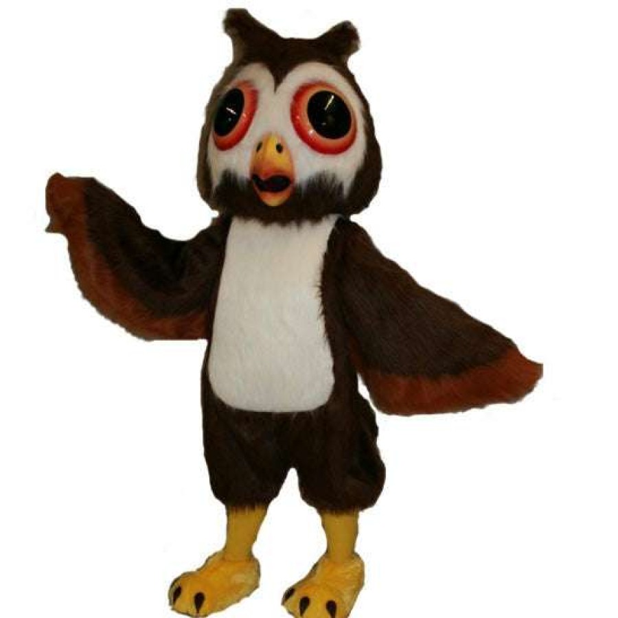 Bird Mascots * | Alinco Costumes Oliver Owl Mascot Costume Bird Mascots