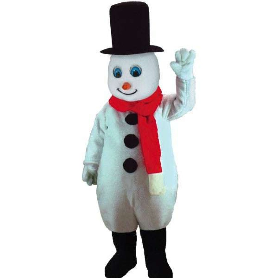 Character Mascots * | Mask Us Character Mascots Mr. Snowman Lightweight Mascot Costume