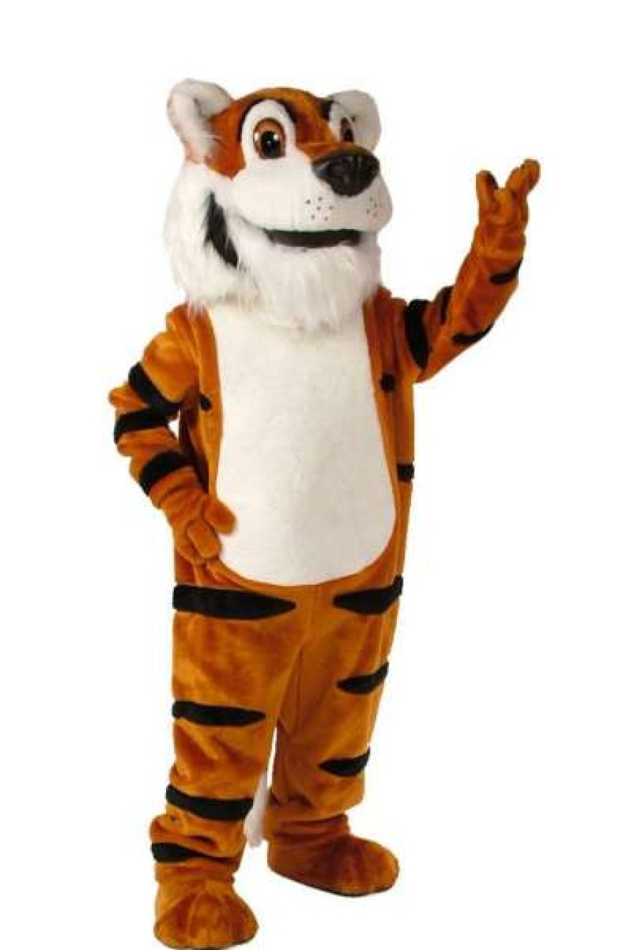 Cat Mascots * | Alinco Costumes T. Toby Tiger Mascot Costume Cat Mascots