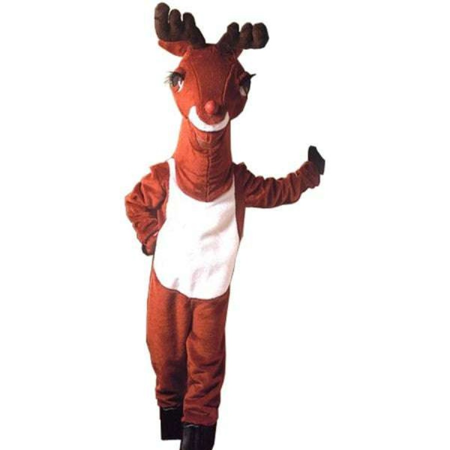 Forest Animal Mascots * | Alinco Costumes Forest Animal Mascots Reindeer Mascot Costume