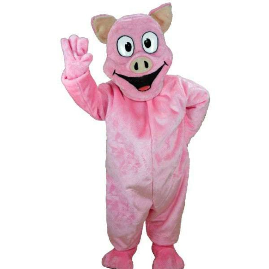 Farm Animal Mascots * | Mask Us Piggy Lightweight Mascot Costume Farm Animal Mascots