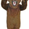 Bear Mascots * | Mask Us Fierce Grizzly Bear Mascot Costume