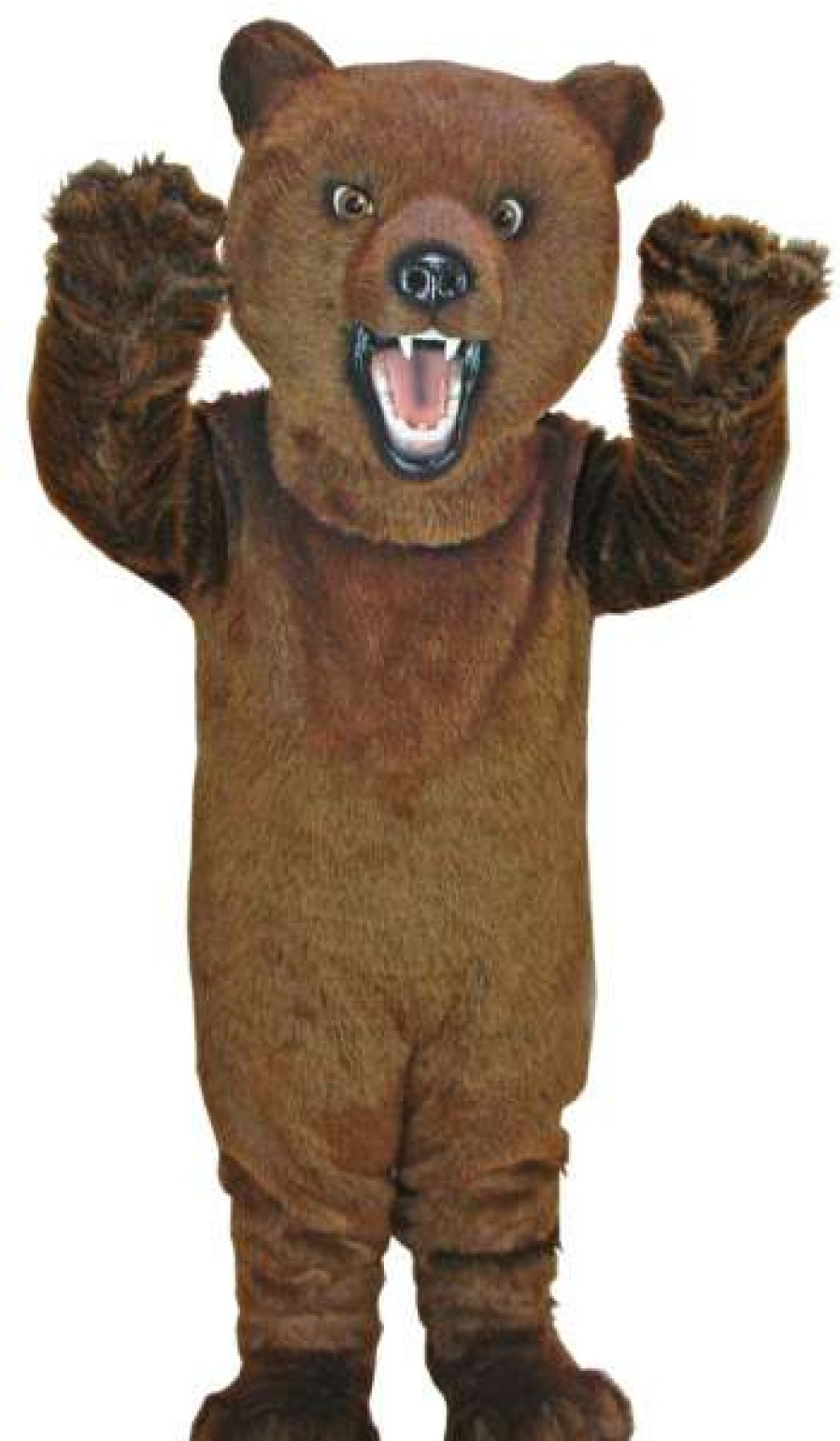 Bear Mascots * | Mask Us Fierce Grizzly Bear Mascot Costume