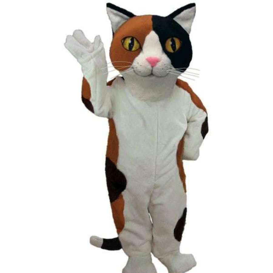 Cat Mascots * | Mask Us Calico Cat Mascot Costume Cat Mascots