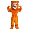 Cat Mascots * | Alinco Costumes Cat Mascots Super Power Cat Lion Mascot Costume