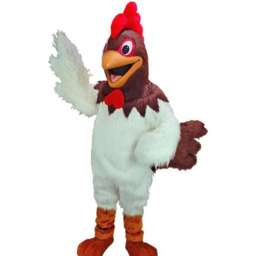 Bird Mascots * | Mask Us Bird Mascots Randy Rooster Mascot Costume