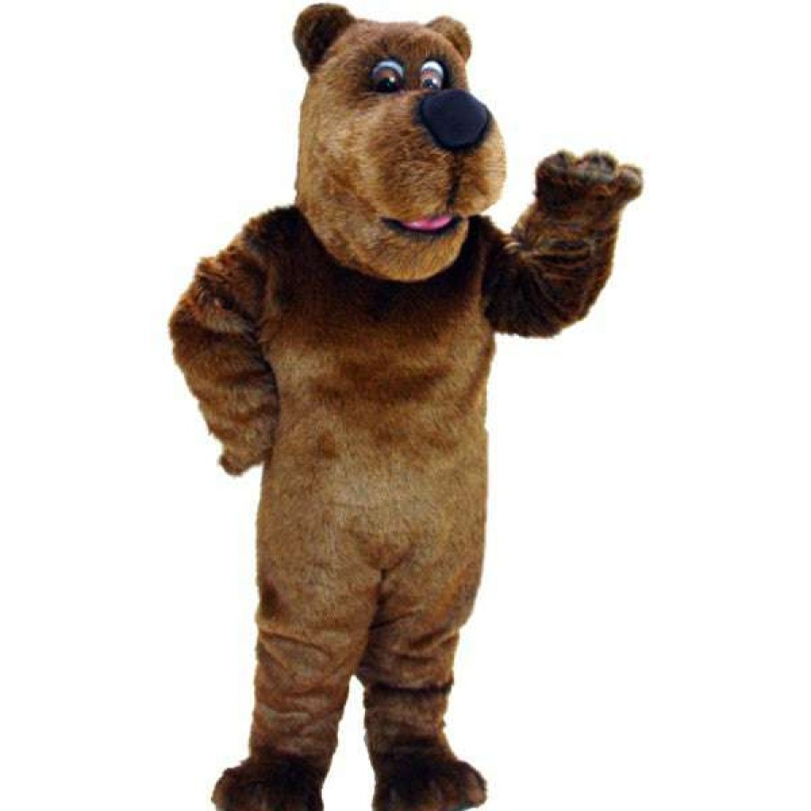 Bear Mascots * | Mask Us Cartoon Grizzly Lightweight Mascot Costume