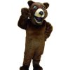 Bear Mascots * | Mask Us Happy Grizzly Bear Mascot Costume Bear Mascots