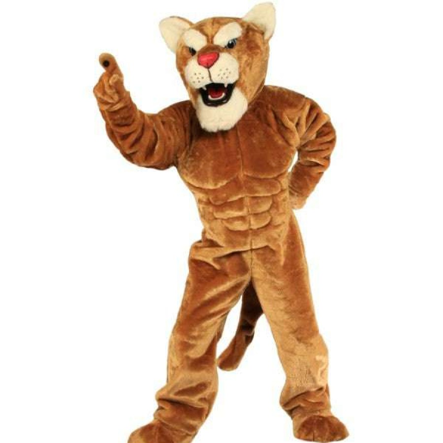 Cat Mascots * | Alinco Costumes Cougar Power Cat Mascot Costume Cat Mascots