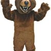 Bear Mascots * | Mask Us Brown Grizzly Mascot Costume Bear Mascots