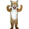 Cat Mascots * | Mask Us Cat Mascots Tan Bobcat Mascot Costume