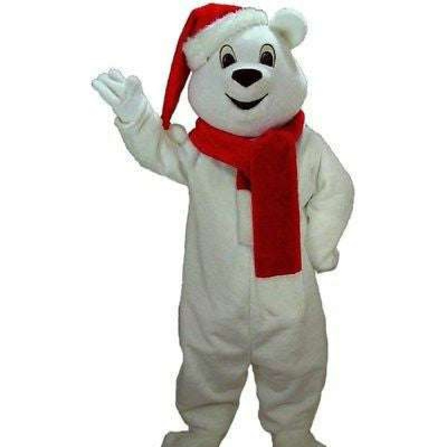 Bear Mascots * | Mask Us Snow Bear Mascot Costume