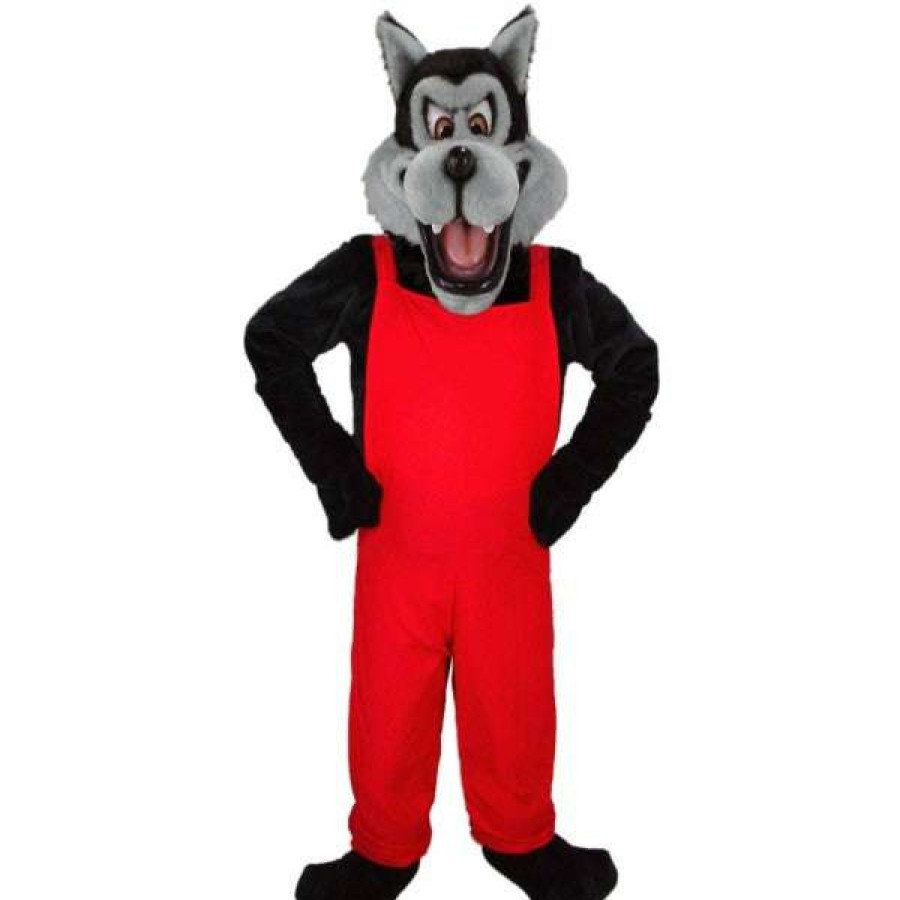 Forest Animal Mascots * | Mask Us Forest Animal Mascots Big Bad Wolf Mascot Costume