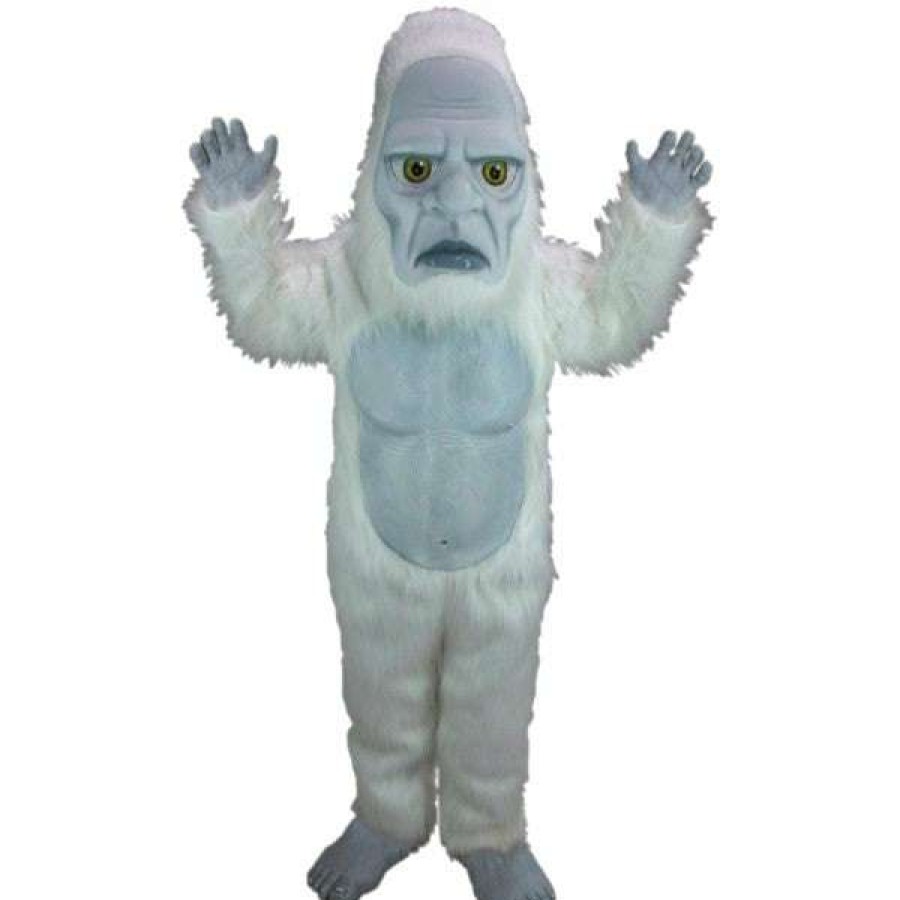 Character Mascots * | Mask Us Character Mascots Yeti Mascot Costume