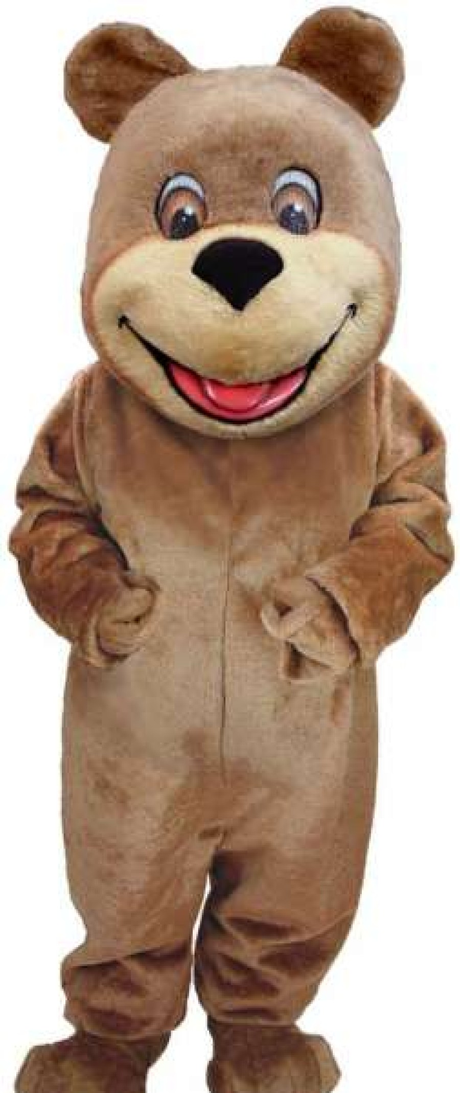 Bear Mascots * | Mask Us Bear Mascots Happy Teddy Lightweight Mascot Costume