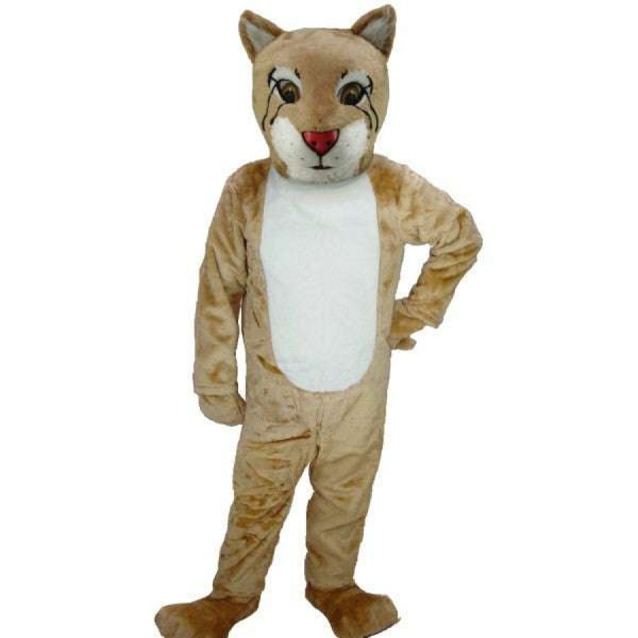 Cat Mascots * | Mask Us Cat Mascots Bobcat Cub Lightweight Mascot Costume