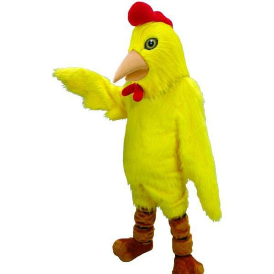 Farm Animal Mascots * | Mask Us Yellow Hen Lightweight Mascot Costume