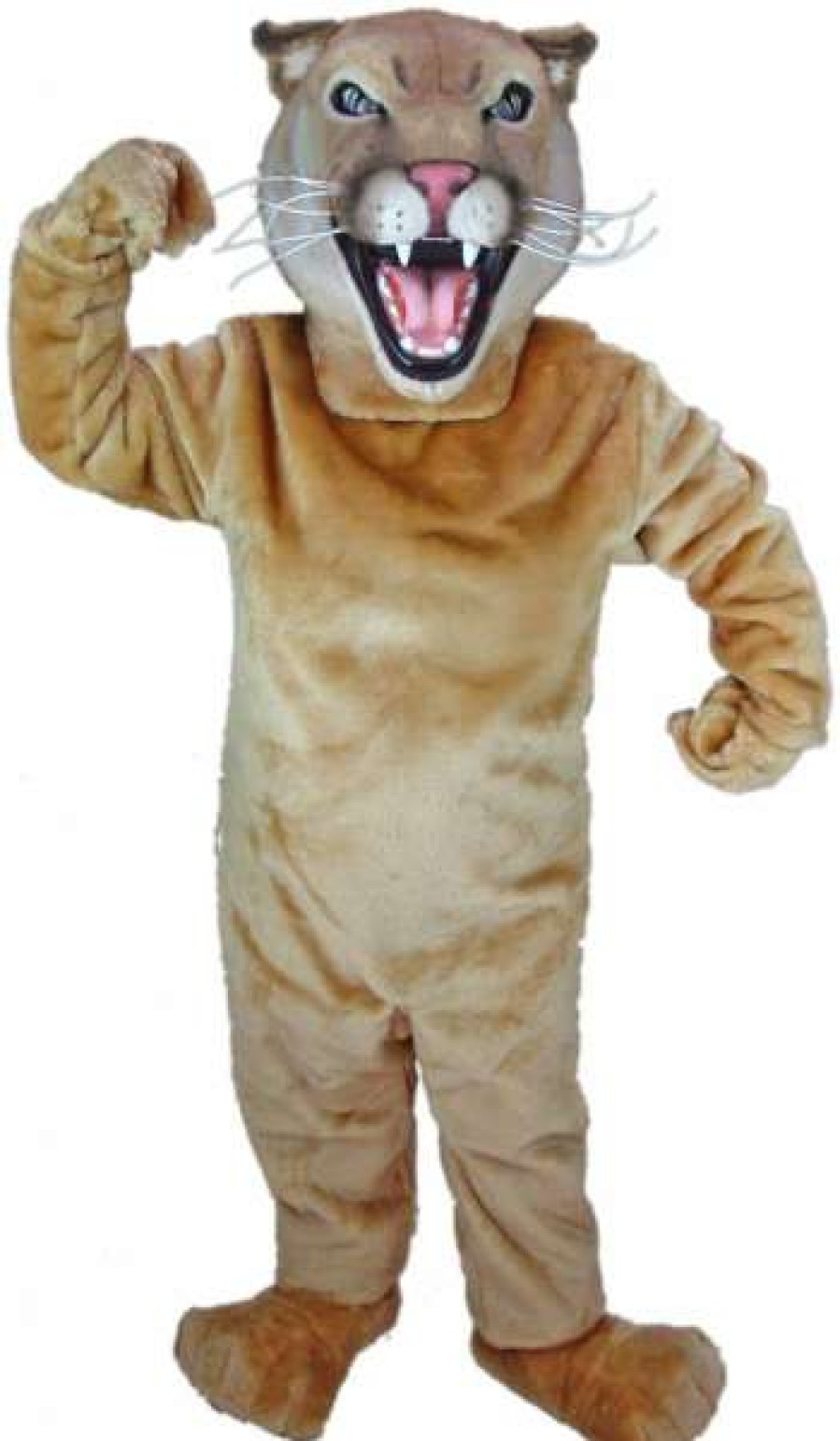 Cat Mascots * | Mask Us Cougar Mascot Costume Cat Mascots