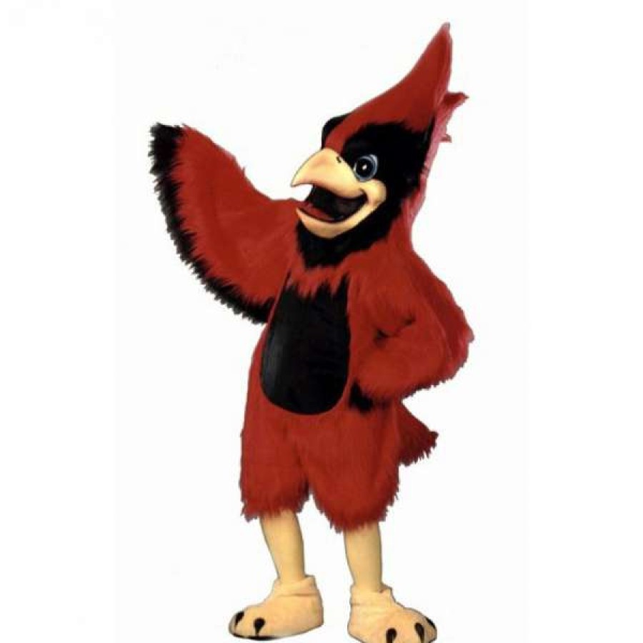 Bird Mascots * | Alinco Costumes Big Red Cardinal Mascot Costume