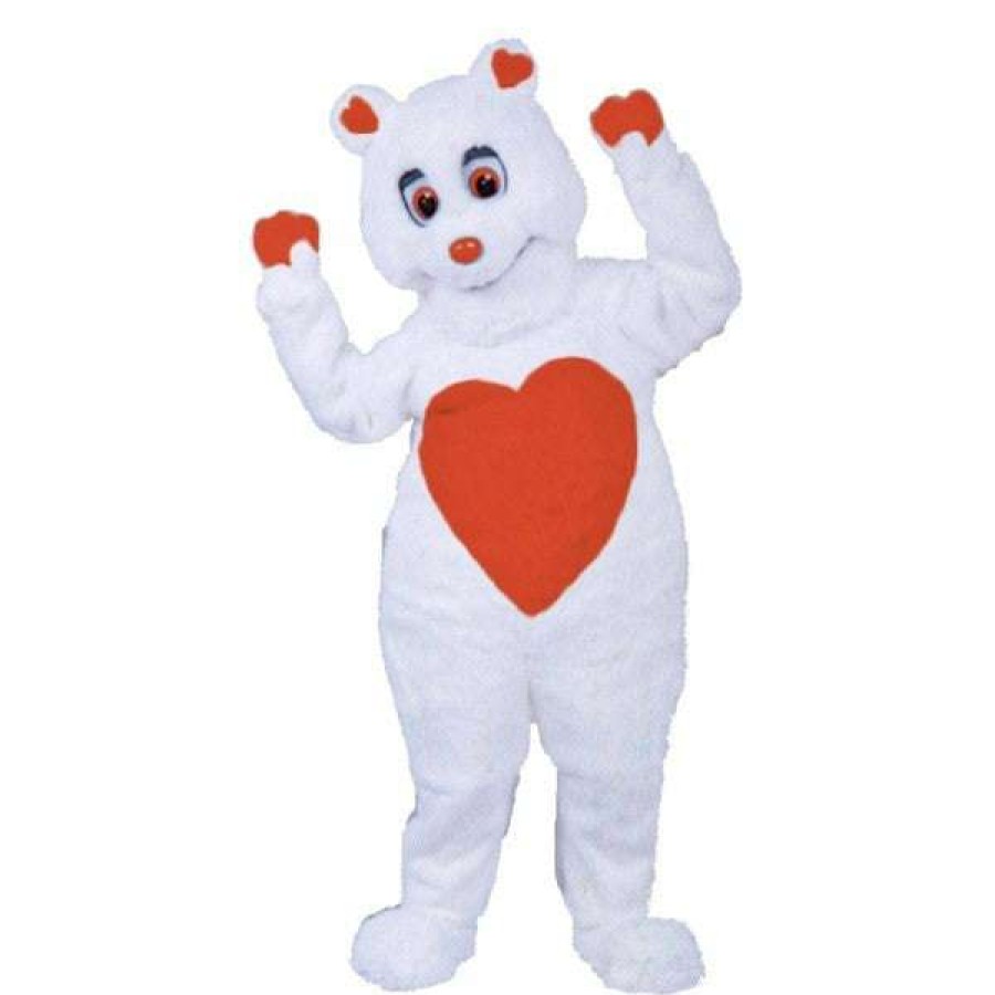 Bear Mascots * | Mask Us Valentine Bear Mascot Costume