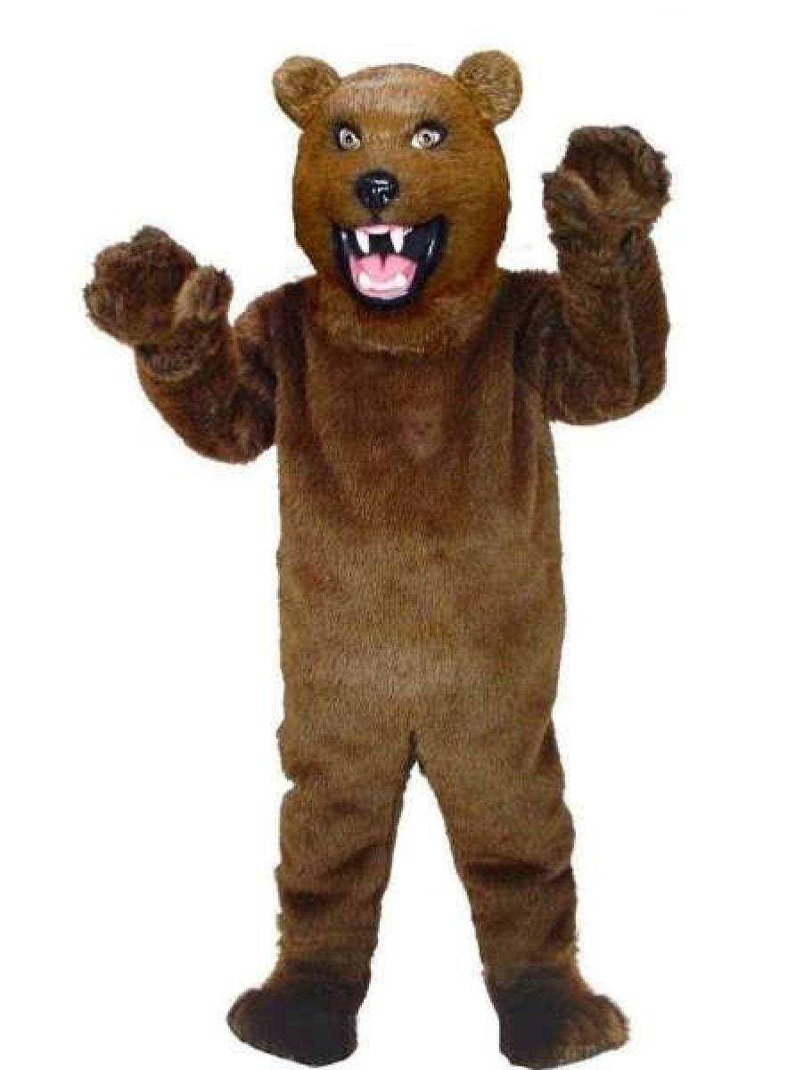 Bear Mascots * | Mask Us Grizzly Mascot Costume